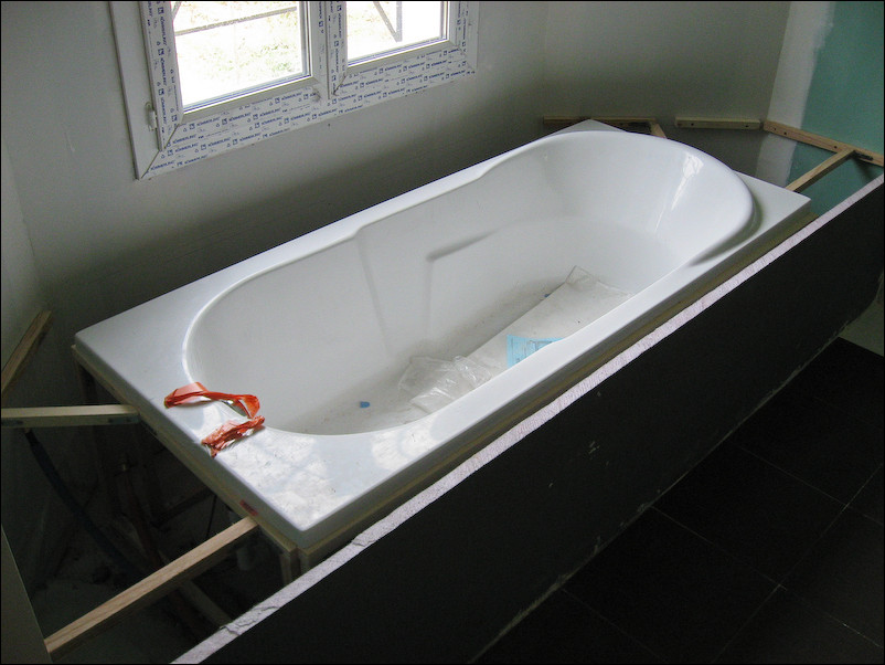 Habillage Baignoire Ossature Bois : La salle de bain de A ? Z, avec toutes ses ?volutions ? [maj 25/02 Habillage Baignoire Ossature Bois : La salle de bain de A ? Z, avec toutes ses ?volutions ? [maj 25/02